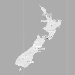 New Zealand delivery map